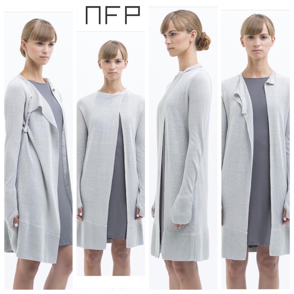 NFP Long Snap Neck Cardigan